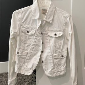 white denim jacket 🤍